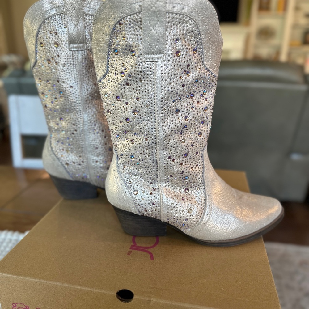 Sugar Gold Cowboy Boots